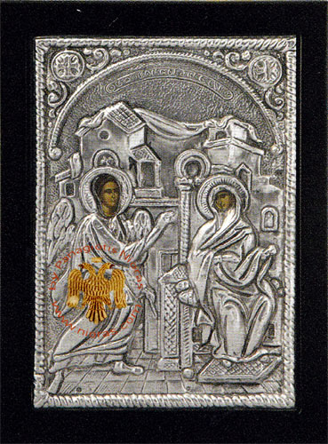 Annunciation of Theotokos Aluminium Icon